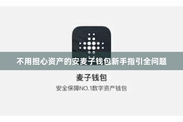 不用担心资产的安麦子钱包新手指引全问题
